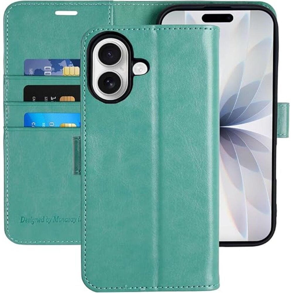 Wallet Case for iPhone17 6.3",Magnetic Flip Cover with Card Holder, 20H-166PH001